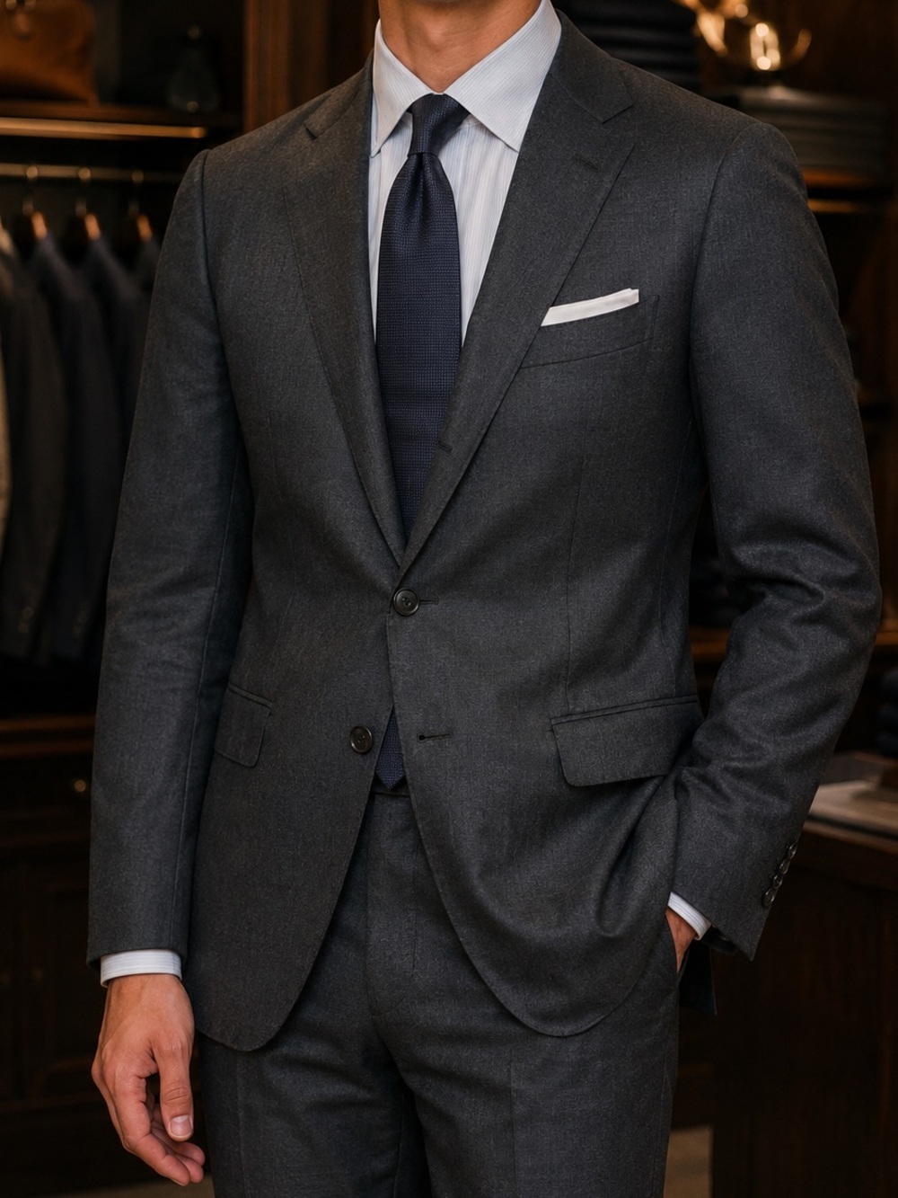 Suitsupply Super 110’s Grey Blazer - NWOT | 44L